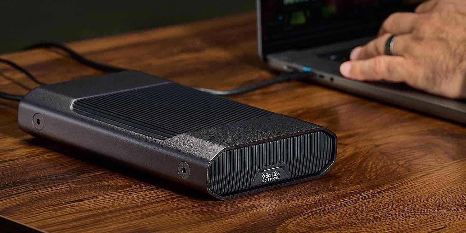 Disque Dur De Bureau SanDisk Professional G-Drive 24 To – USB-C 10 Gb/s, Vitesses Jusqu'à 280 Mo/s – Pour Sauvegarde Intensive Et Créatifs